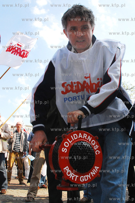 Wejherowo. Rynek Starego Miasta. Akcja protestacyjna...