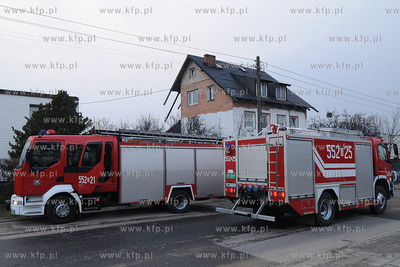 Wybuch butli z gazem w domku jednorodzinnym przy ul....