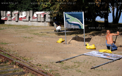 Gdansk. Westerplatte. Ostatnie przygotowania przed...