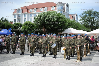 Sopot - molo. Uroczyste obchody Swieta Policji, podczas...