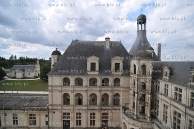 Zamek w Chambord, najwiekszy z zamkow w dolinie Loary....