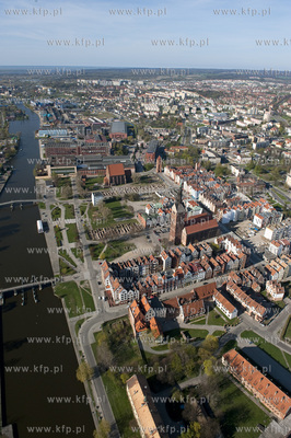 Elblag z lotu ptaka. 19.04.2009 fot. Kacper Kowalski...