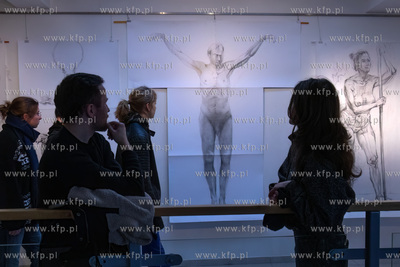 Wernisaż wystawy Jacka Kornackiego "Ślady i znaki...