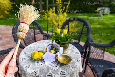 Dobrzewino. Wielkanoc 2020. Z powodu panującej pandemii...