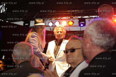 GDAŃSK, FESTIWAL GWIAZD  2008.  Na sopockiej plazy...