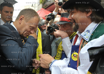 XIII Swiatowy Zjazd Kaszubow w Leborku. Gosciem Zjazdu...