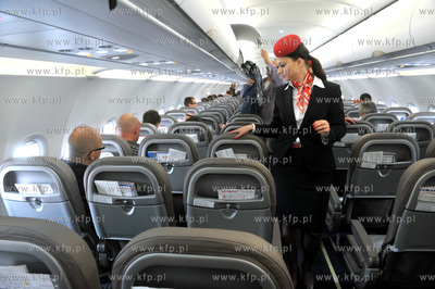 Lotnisko w Gdansku. Prezentacja nowego samolotu airbusa...