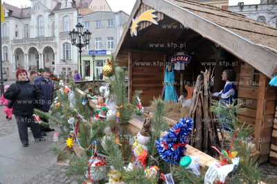 Szopka na Placu Jakuba Wejhera w Wejherowie. 08.01.2014...