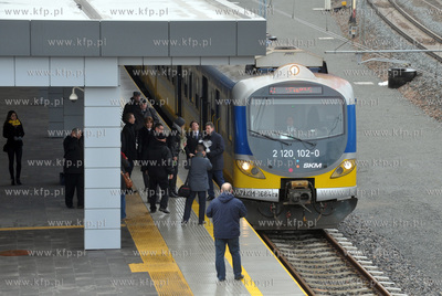 Oficjalne uruchoinienie nowej trasy kolejki SKM Gdansk...