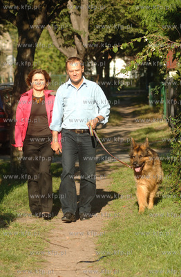 Donald i Malgorzata Tusk dzien przed wyborami parlamentarnymi...