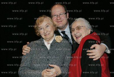 Gdansk. Kino Zak. Pomorski wieczor wyborczy Platformy...