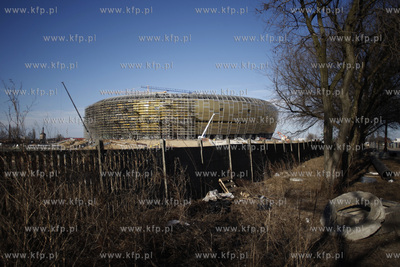 Gdansk. Budowa stadionu pilkarskiego PGE Arena.
16.03.2011
fot....