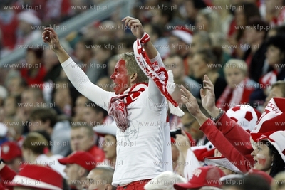 Gdansk. PGE Arena. Mecz towarzyski Polska- Dania. Nz....