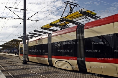 Gdansk Letnica. Budowa przystanku tramwajowego przy...