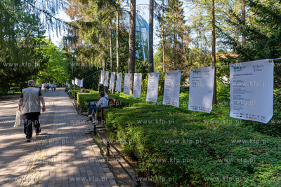 Oliwskie Dni Poezji w Parku Oliwskim. Nz. Poetyckie...