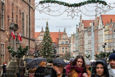 Boże Narodzenie w Gdańsku,  ul. Długa. 7.12.2019...