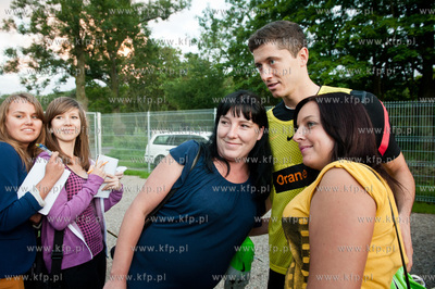 Gdansk. Pierwszy trening Reprezentacji Polski w pilce...