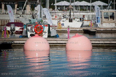 Sopot - molo. Przystan Jachtowa. Instalacja Maurycego...