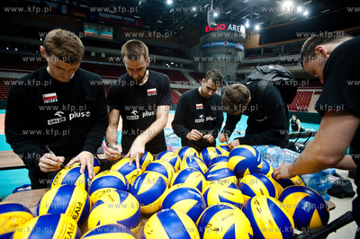 Gdansk. Ergo Arena. Trening reprezentacji Polski w...