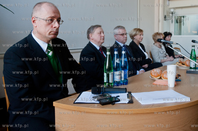 Gdansk. Siedziba NSZZ Solidarnosc. Sala Akwen. Spotkanie...