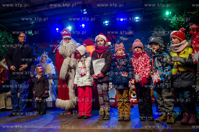 Gdansk. Przywitanie Swietego Mikolaja, parada zaczarowanego...