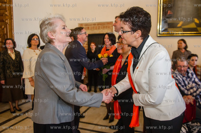 Gdansk. Wielka Sala Wety Ratusza Glownego Miasta. Obchody...