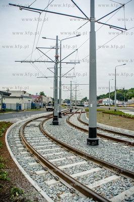 Gdansk. Siedlce. Ostatnie dni budowy linii tramwajowej...
