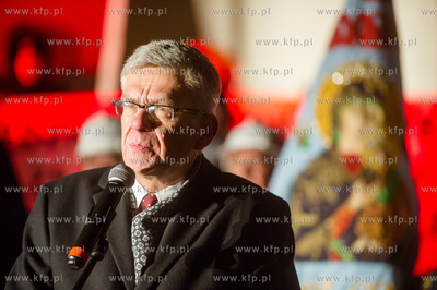 Gdansk. Plac Solidarnosci. Obchody 45. rocznicy Grudnia...