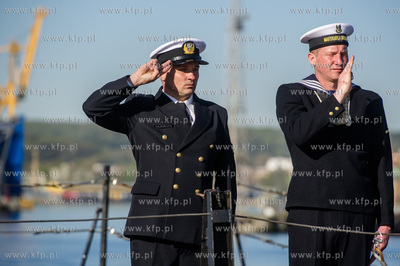 Port Wojenny w Gdyni Oksywie. Uroczystosc objecia obowiazkow...