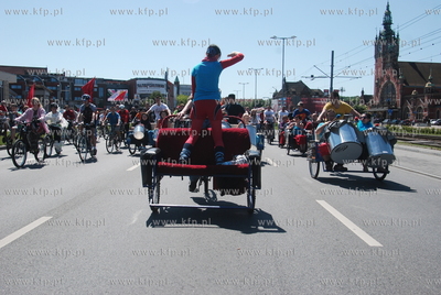 Najwieksza w Polsce uliczna demostracja rowerowa czyli...