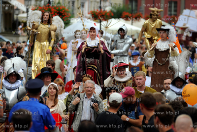 Gdansk. Dlugi Targ. Ceremonia otwarcia Jarmarku sw....
