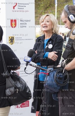 43. Festiwalu Polskich Filmów Fabularnych. Nz. Małgorzata...