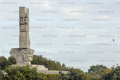Gdańsk. Pomnik Obrońców Wybrzeża na Westerplatte....