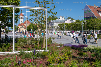 Skwer Przyjaciół Sopotu w Sopocie. 05.06.2023. Fot....