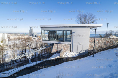 Gdynia. Zimowy widok z Kamiennej Góry. 15.02.2021...