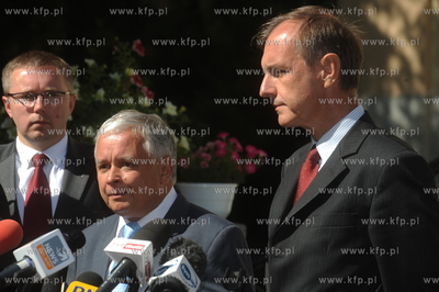 Sopot, Belwederek. Spotkanie Prezydenta RP Lecha Kaczynskiego...