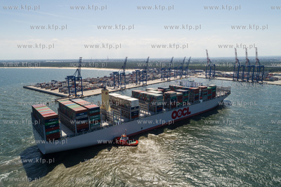 Do DCT Gdańsk zawinął największy kontenerowiec...