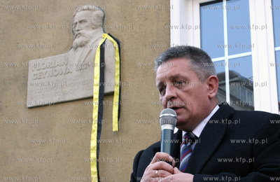 Uroczystosci Dnia Kaszubskiego. Odsloniecie pamiatkowej...