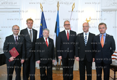 Palac Opatow w Oliwie. Uroczystosc otwarcia Konsulatu...