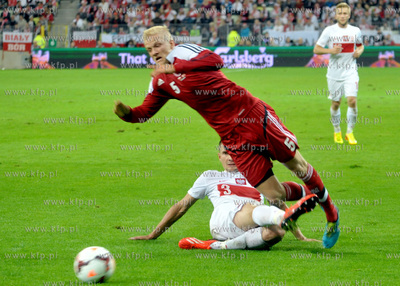 Gdansk. PGE Arena. Mecz towarzyski Polska- Dania. ...