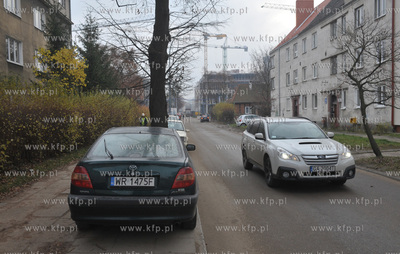 Gdansk-Wrzeszcz, ul. Kilinskiego. W glebi budowa galerii...