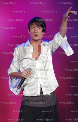 Festiwal Piosenki w Sopocie 2004. Michal Kwiatkowski...