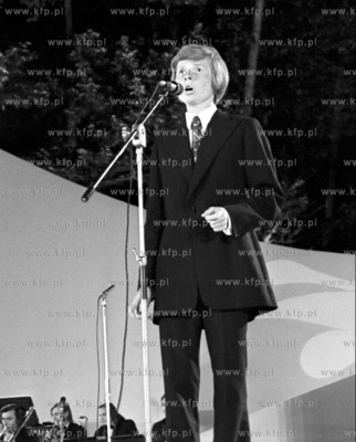 XIII Festiwal Piosenki w Sopocie. Nz Michal Bajor....
