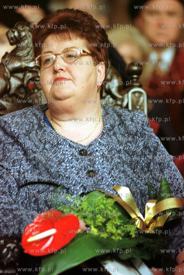 Henryka Krzywonos Uroczysta sesja Rady Miasta Gdanska....