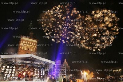 Gdansk. 15 Wielka Orkiestra Swiatecznej Pomocy. Nz...