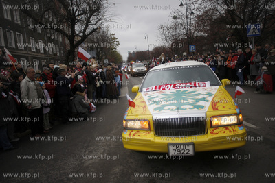 Gdansk. Parada z okazji z Swieta Niepodleglosci.
11.11.2010
fot....