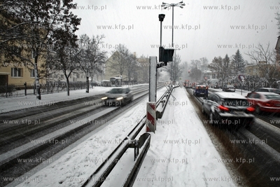 Fotoradar przy al. Niepodleglosci w Sopocie. 11.01.2013...
