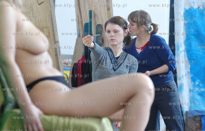 Wydzial malarstwa przy Akademii Sztuk Pieknych w Gdansku....