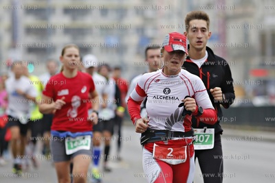 Półmaraton Gdańsk. Nz. Iwona Guzowska.
25.10.2015
fot....