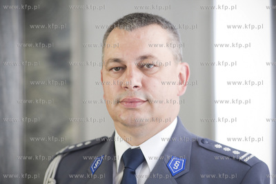 Aula Komendy Wojewódzkiej Policji w Gdańsku przy...